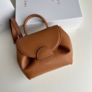 🌟 POLENE Nano Handbag Leather Crossbody Shoulder Bag